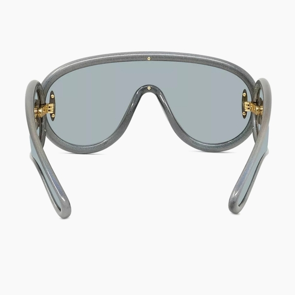 LOEWE x Paula's Ibiza Grey Holographic Mask Sunglasses - Picture 5 of 5